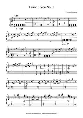  Piano Piece No. 1 (for prepared piano) - โคลงท่อนทำนองแห่งความเงียบ